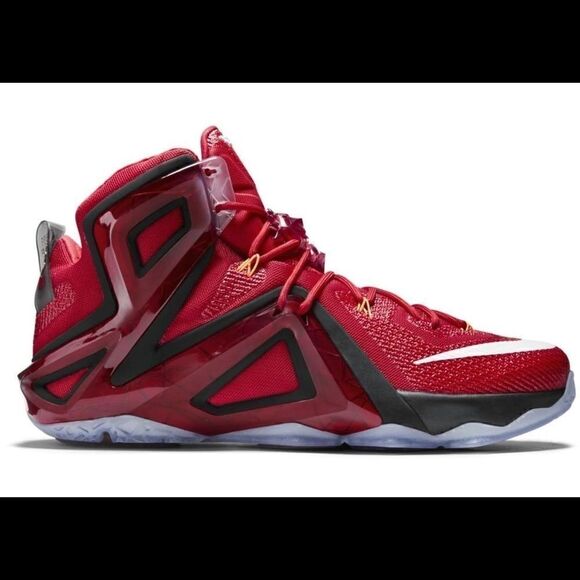Nike | Nike LeBron xii 12 Elite University Red Team Sneakers | 10 - Picture 2 of 6
